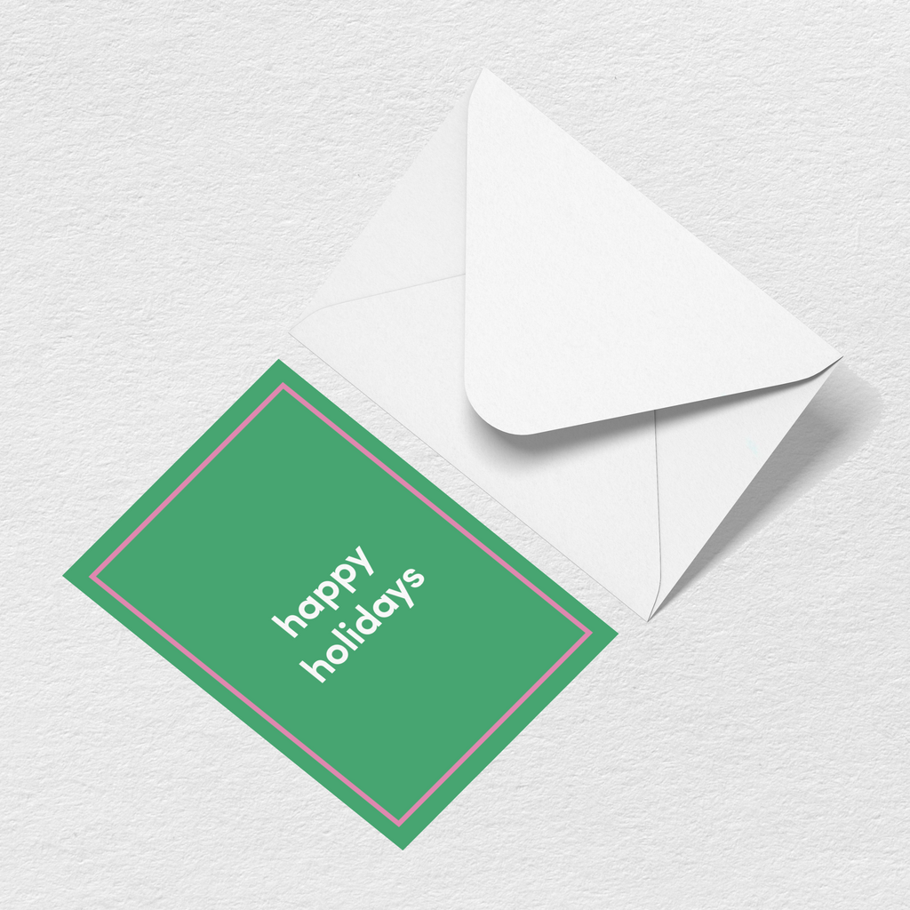 Happy Holidays Greeting Card - Made to Tote