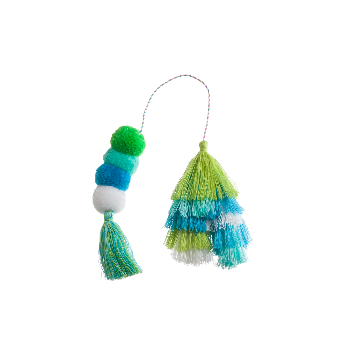 Bogg Bag Bauble - Seaweed Double Tassel - Casual Tote Style