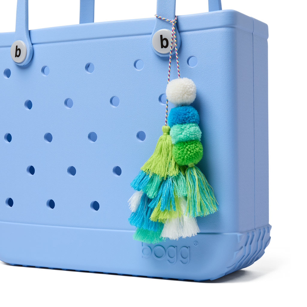 Bogg Bag Bauble - Seaweed Double Tassel - Casual Tote Style