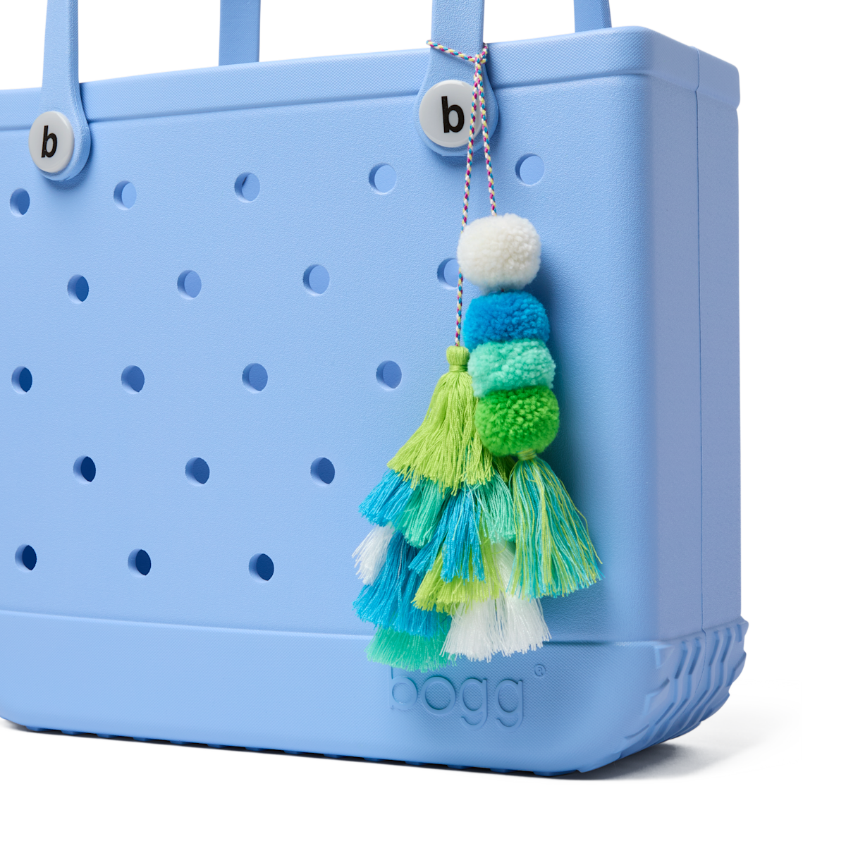 Bogg Bag Bauble - Seaweed Double Tassel - Casual Tote Style