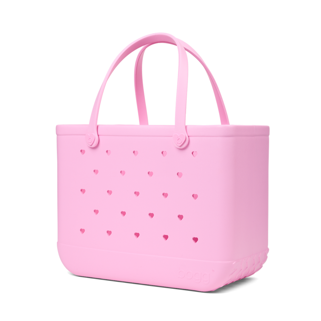 Original Bogg Bag - Cut Out Heart Pink Taffy - Pack Smart