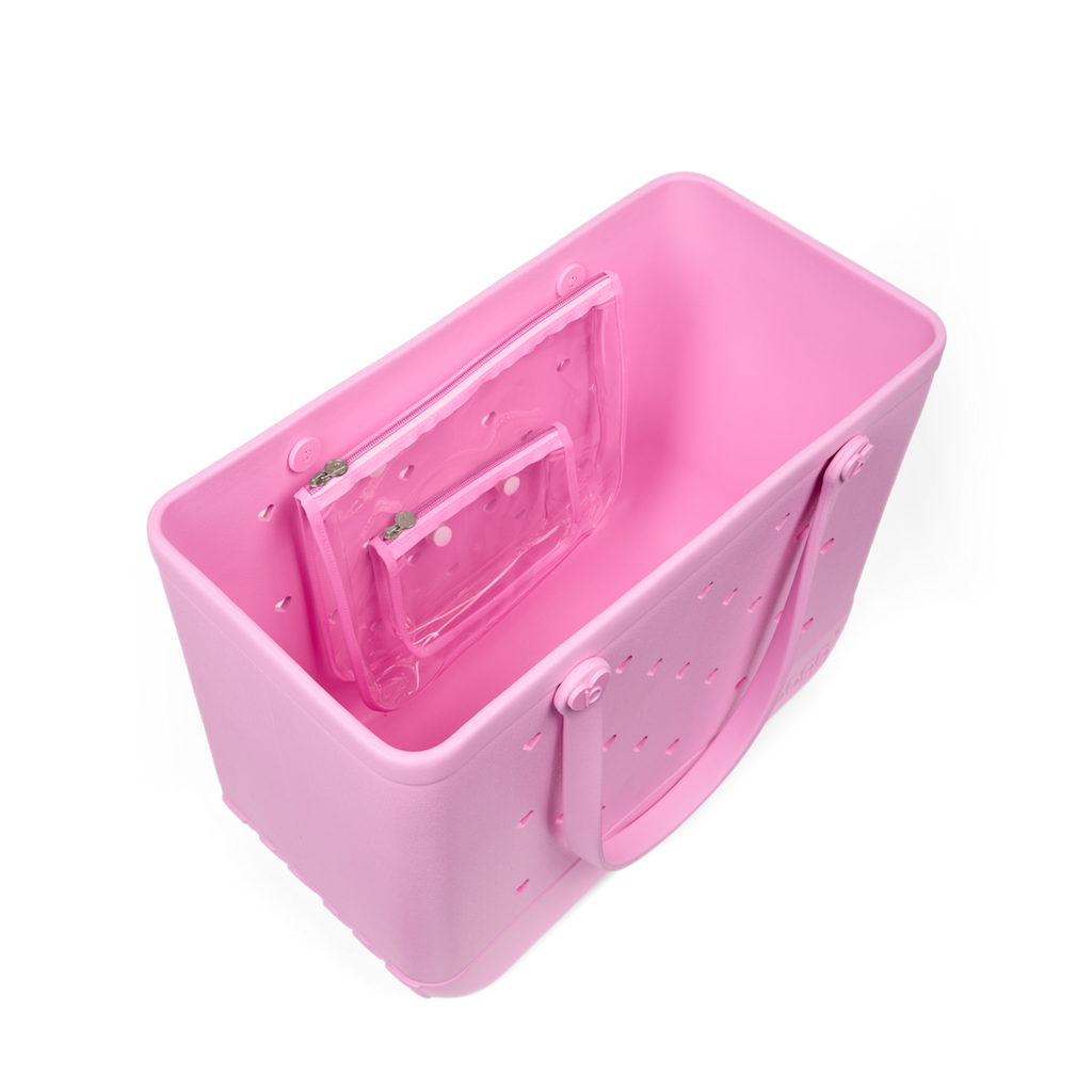 Original Bogg Bag - Cut Out Heart Pink Taffy - Pack Smart