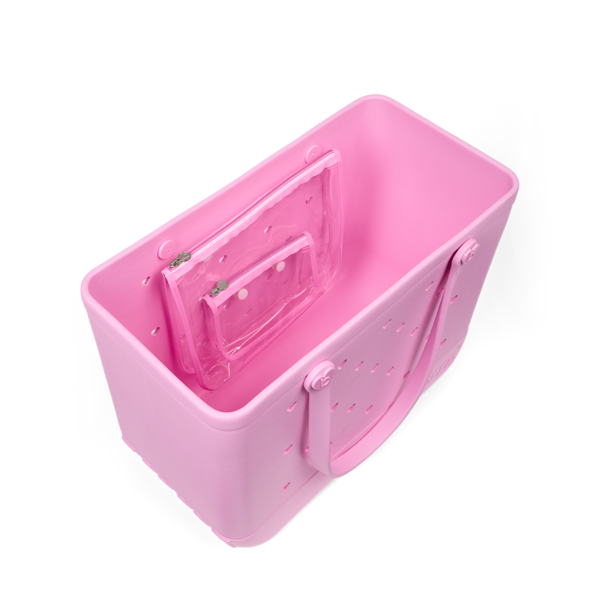 Original Bogg Bag - Cut Out Heart Pink Taffy - Pack Smart