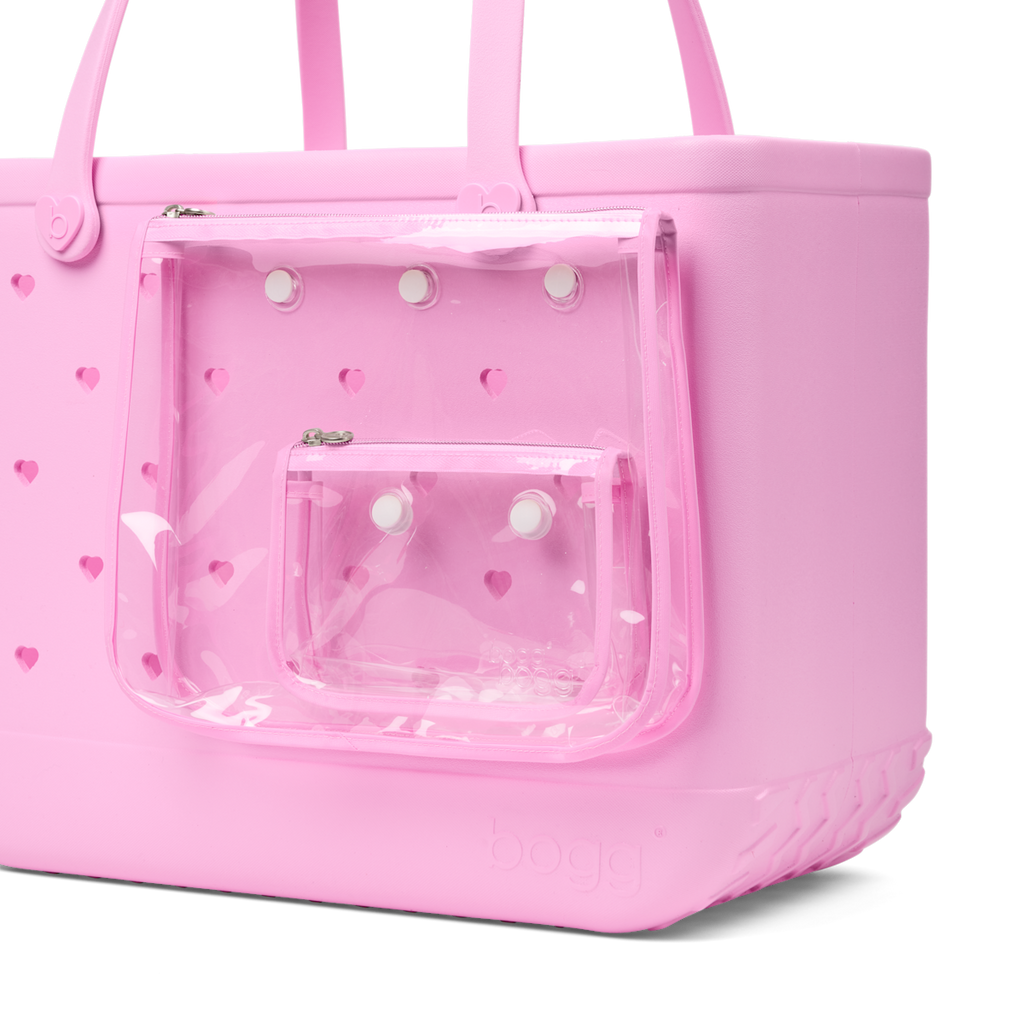 Original Bogg Bag - Cut Out Heart Pink Taffy - Pack Smart