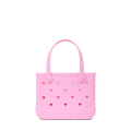 Bitty Bogg Bag - Cut Out Heart Pink Taffy - A Tote for Lake Days