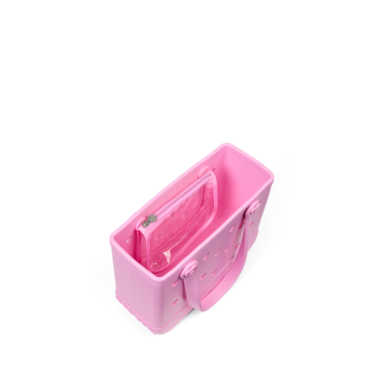 Bitty Bogg Bag - Cut Out Heart Pink Taffy - A Tote for Lake Days