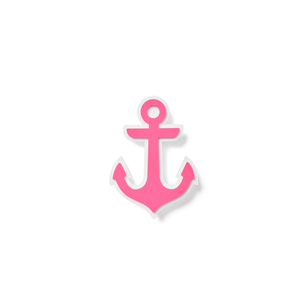 Bogg Bit - Pink Anchor - Simple Bag Choice