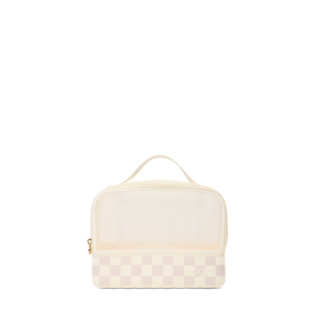 Boggs N' Ends - Checkered Coconut/Mushroom - A Bag for Pool Days