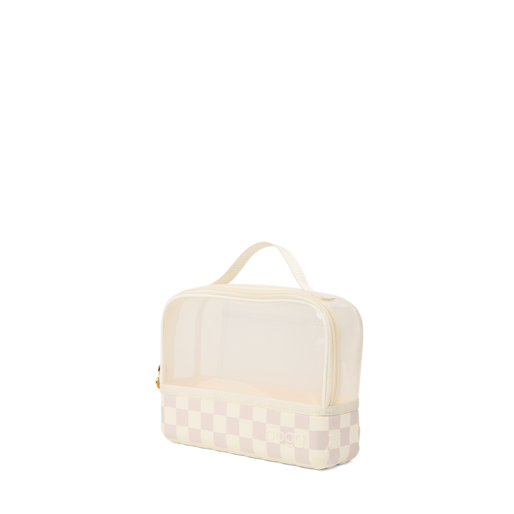 Boggs N' Ends - Checkered Coconut/Mushroom - A Bag for Pool Days