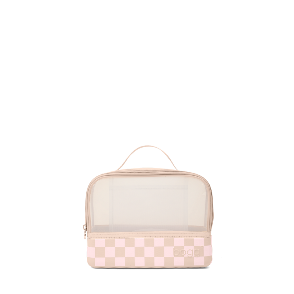 Boggs N' Ends - Checkered Linen/ Pink Marshmallow - Carry Smart