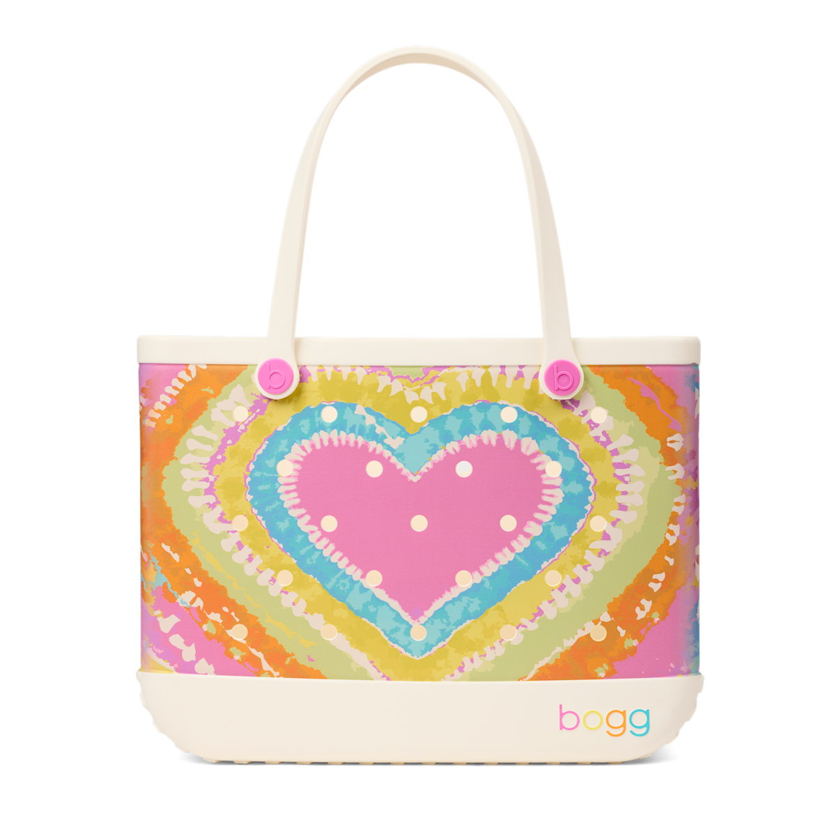 Original Bogg Bag - Dye-licious Heart Pink Taffy - Wipeable Bag Ready
