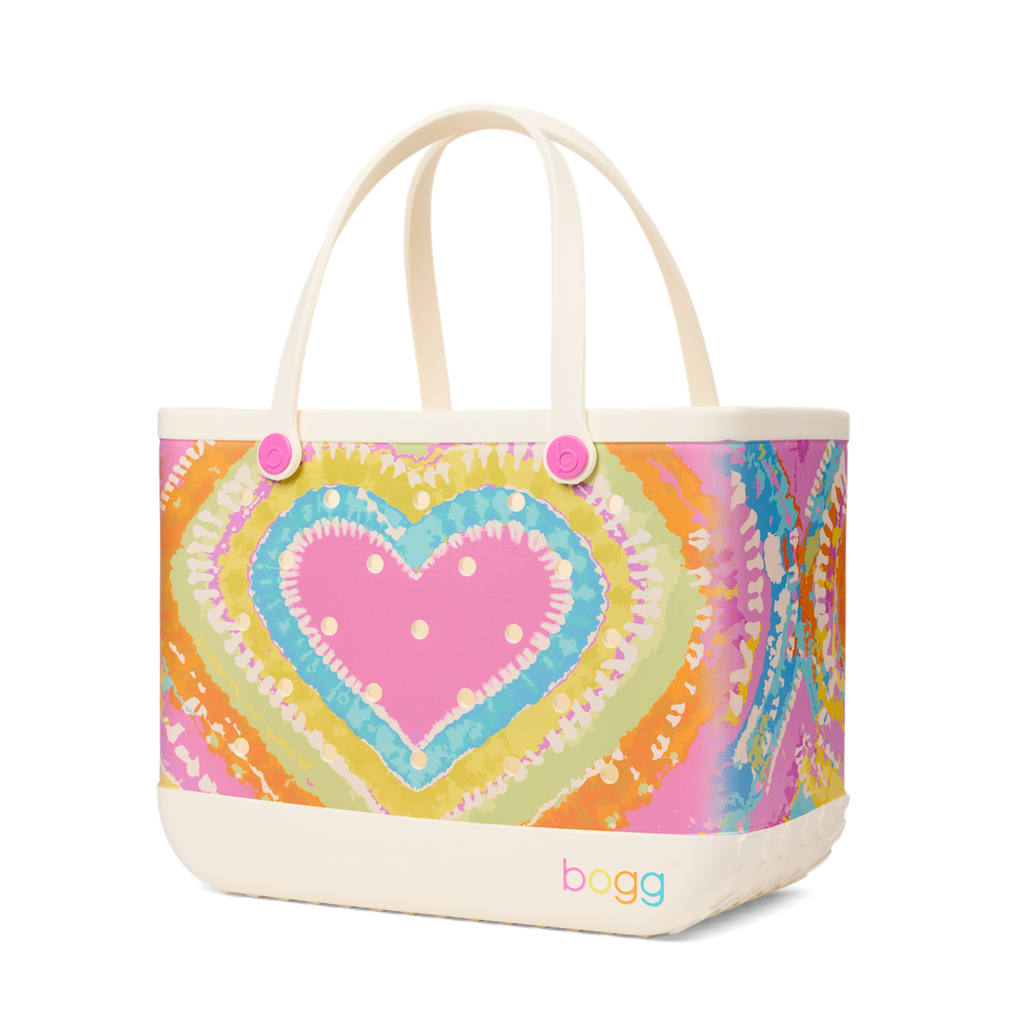 Original Bogg Bag - Dye-licious Heart Pink Taffy - Wipeable Bag Ready