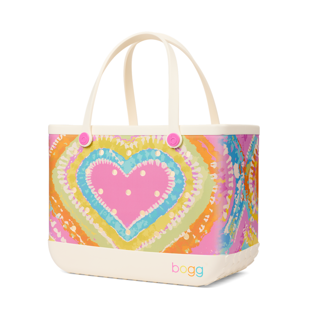 Original Bogg Bag - Dye-licious Heart Pink Taffy - Wipeable Bag Ready