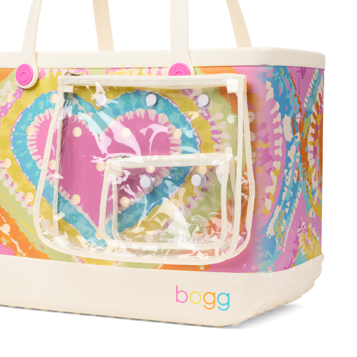 Original Bogg Bag - Dye-licious Heart Pink Taffy - Wipeable Bag Ready