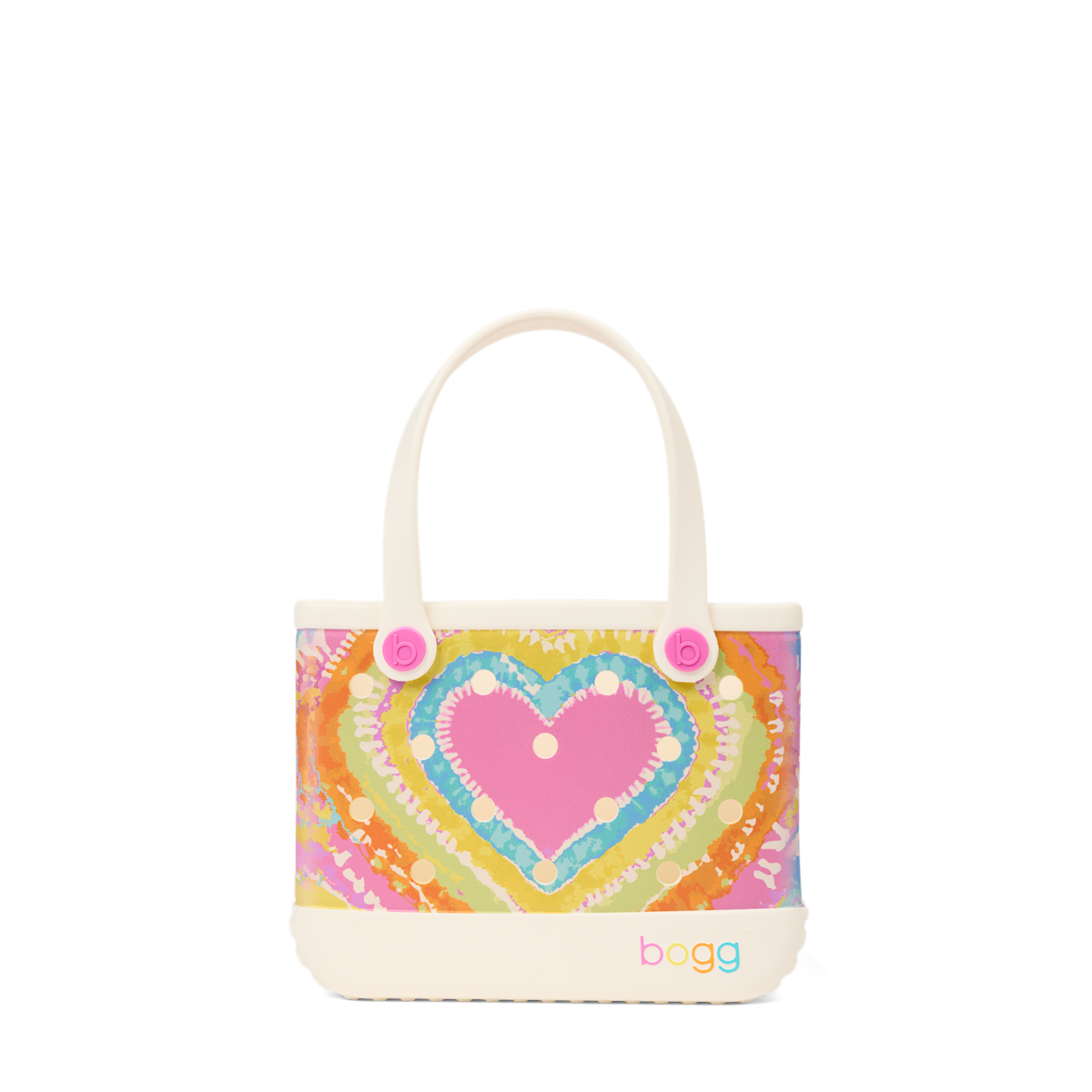 Bitty Bogg Bag - Dye-licious Heart Pink Taffy - For Long Days