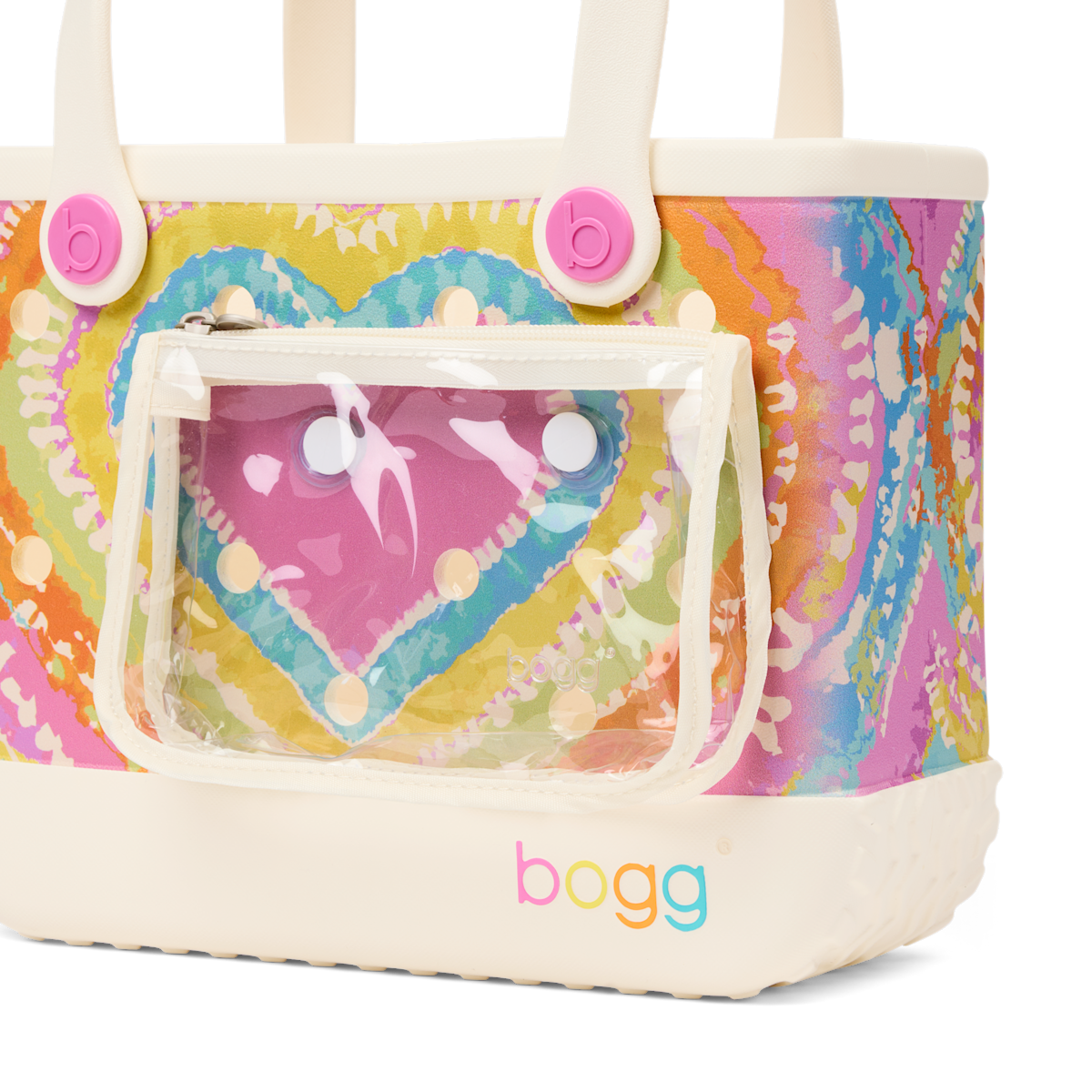 Bitty Bogg Bag - Dye-licious Heart Pink Taffy - For Long Days