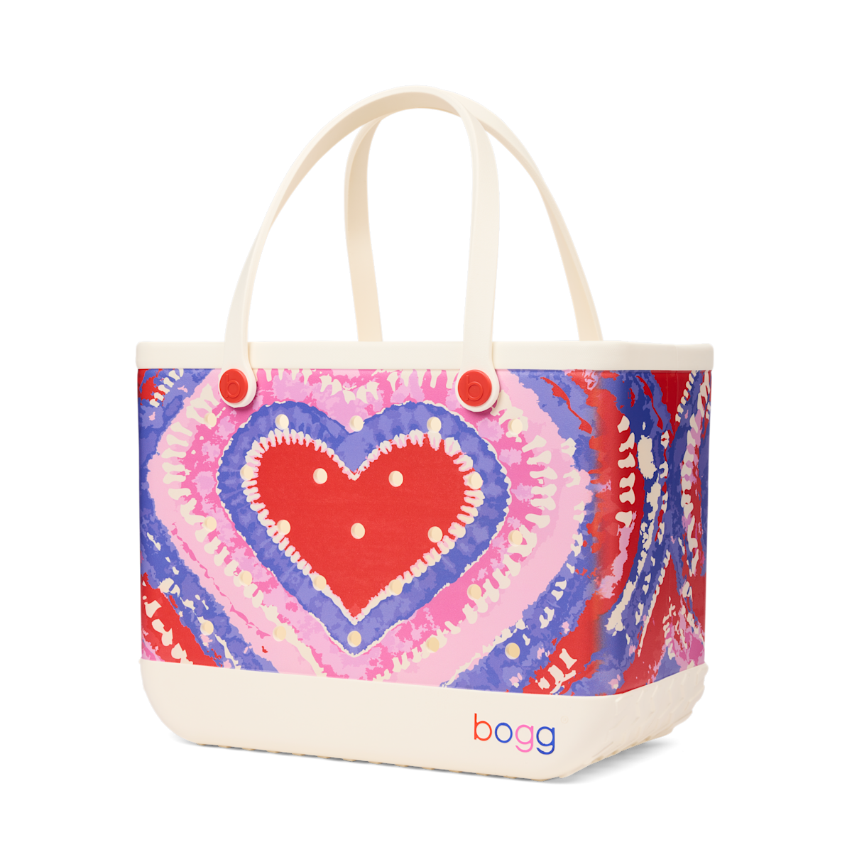 Original Bogg Bag - Dye-licious Heart Buoy Red - Use It Anywhere