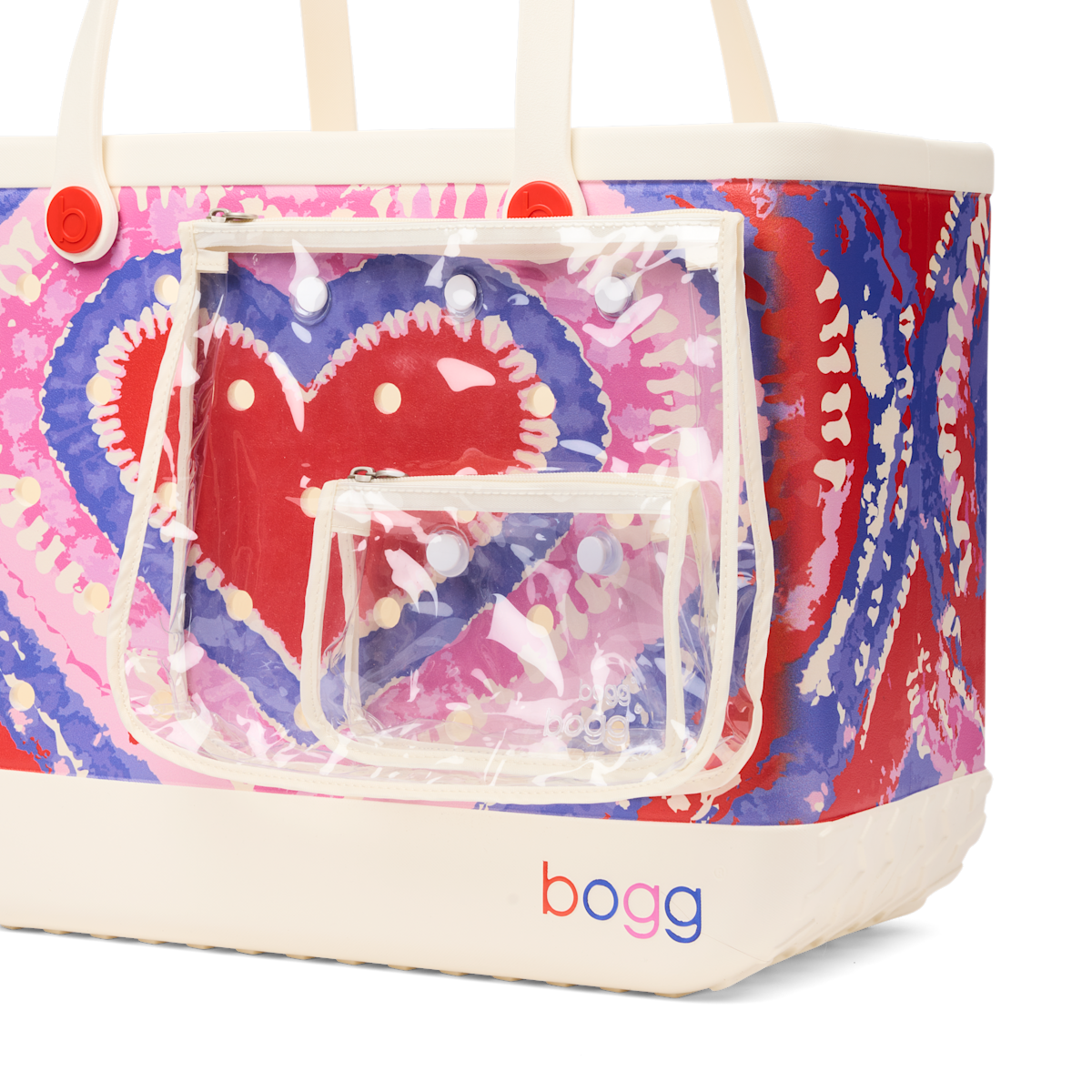 Original Bogg Bag - Dye-licious Heart Buoy Red - Use It Anywhere
