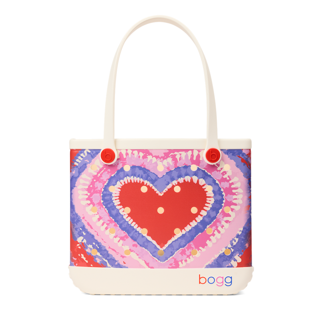 Baby Bogg Bag - Dye-licious Heart Buoy Red - For School Days