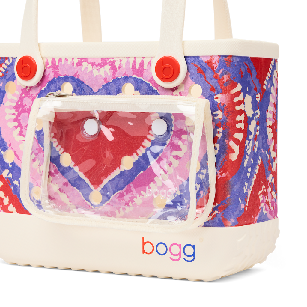 Bitty Bogg Bag - Dye-licious Heart Buoy Red - Park Bag Ready