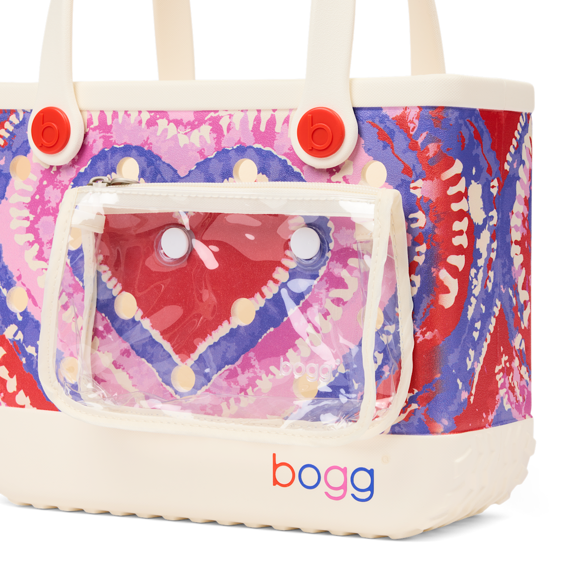 Bitty Bogg Bag - Dye-licious Heart Buoy Red - Park Bag Ready