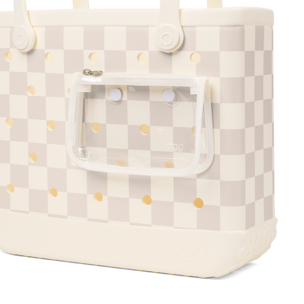 Baby Bogg Bag - Checkered Coconut/Mushroom - Simple Carry Choice