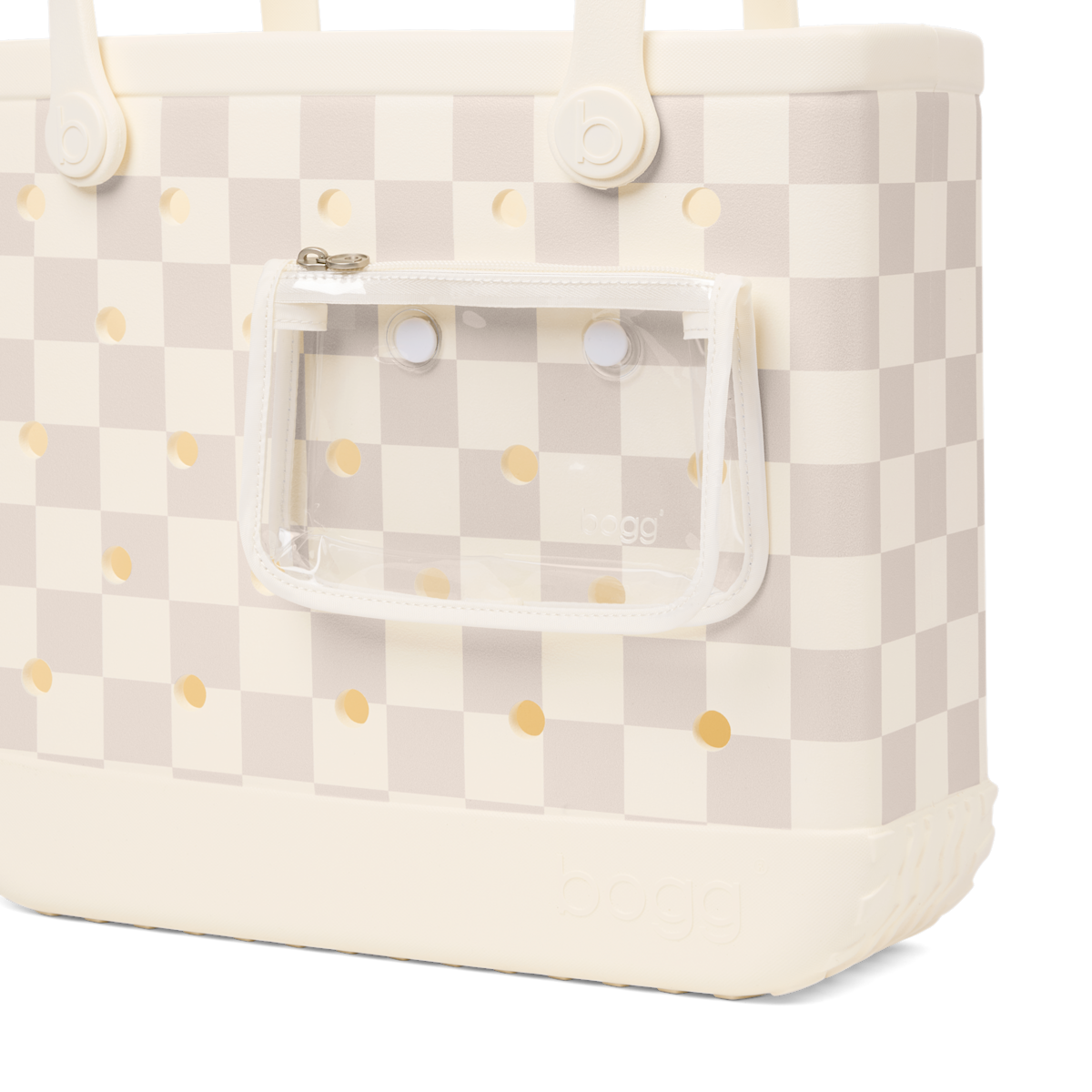 Baby Bogg Bag - Checkered Coconut/Mushroom - Simple Carry Choice