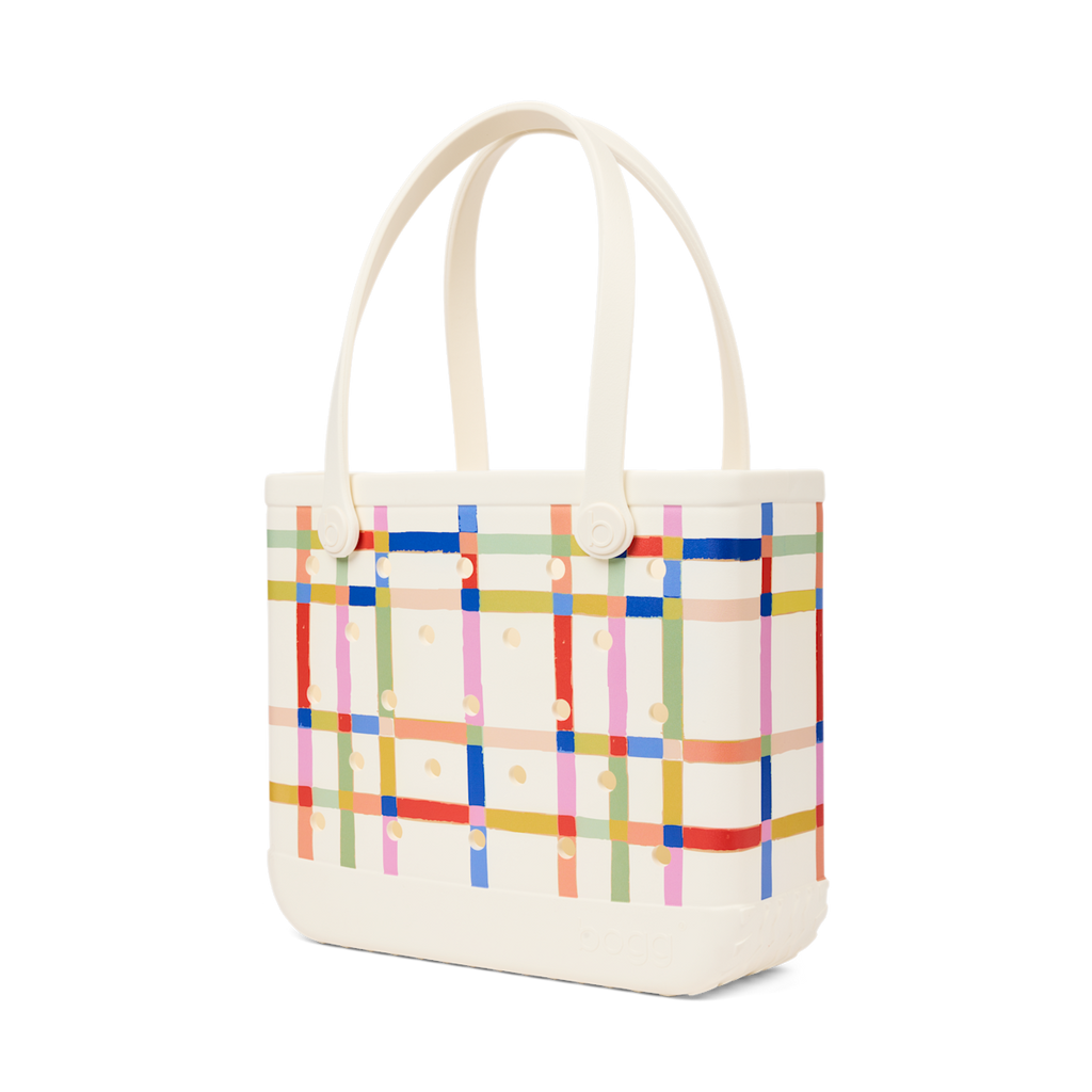 Baby Bogg Bag - Red, White and Plaid - Beach Bag Energy