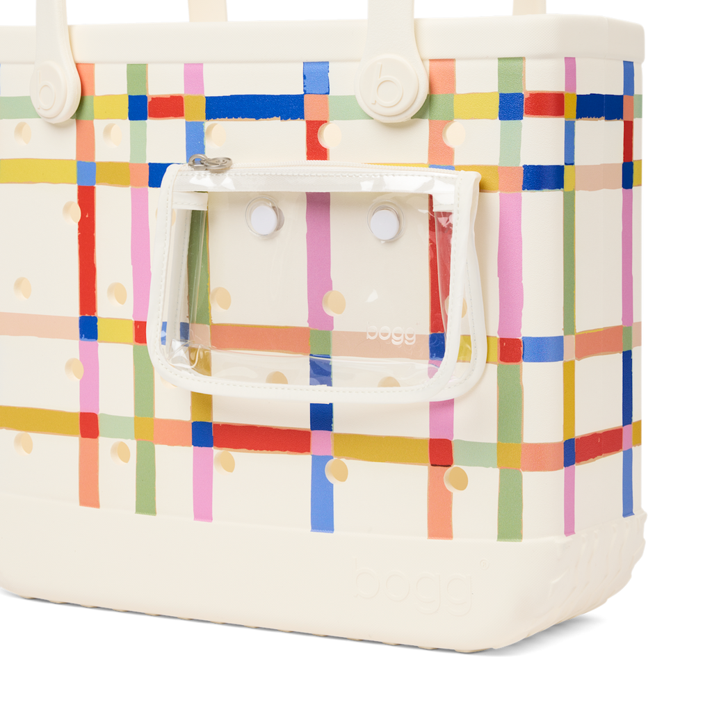 Baby Bogg Bag - Red, White and Plaid - Beach Bag Energy