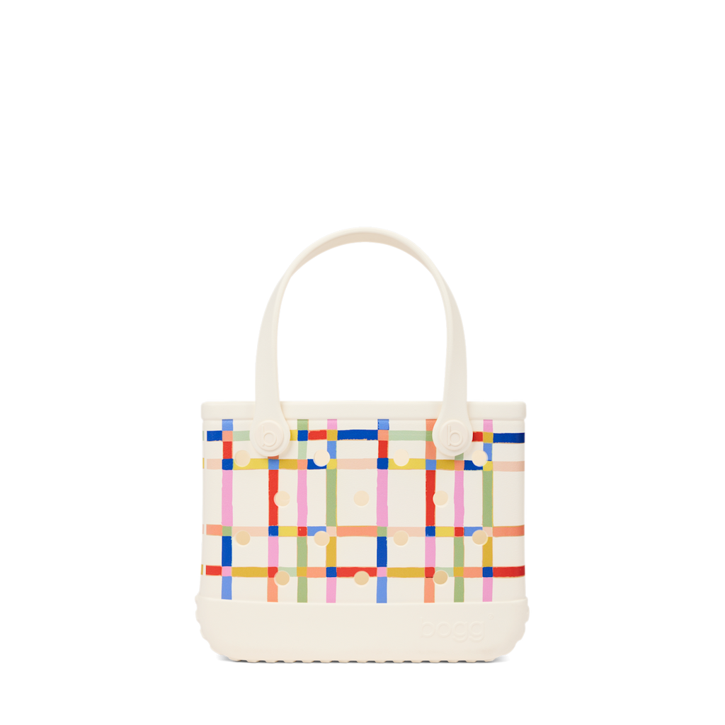 Bitty Bogg Bag -  Red, White and Plaid - Carry for Busy Days