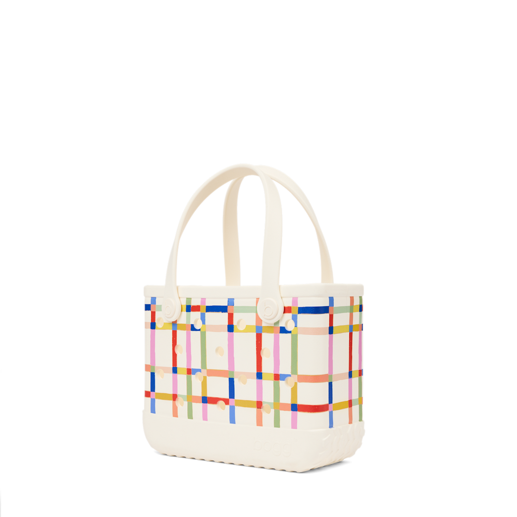 Bitty Bogg Bag -  Red, White and Plaid - Carry for Busy Days