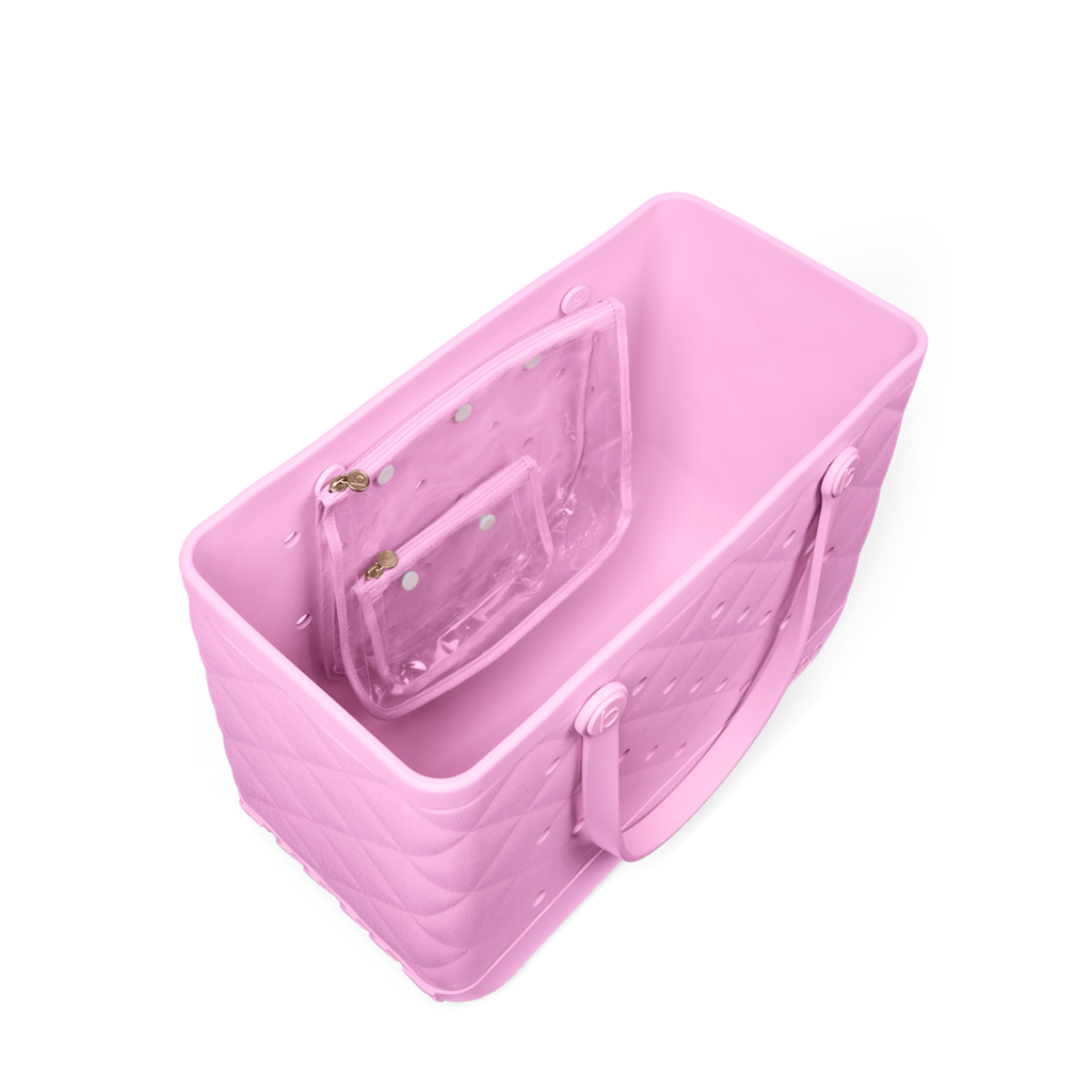 Original Bogg Bag - Quilted Pink Taffy - A Carry for Beach Days
