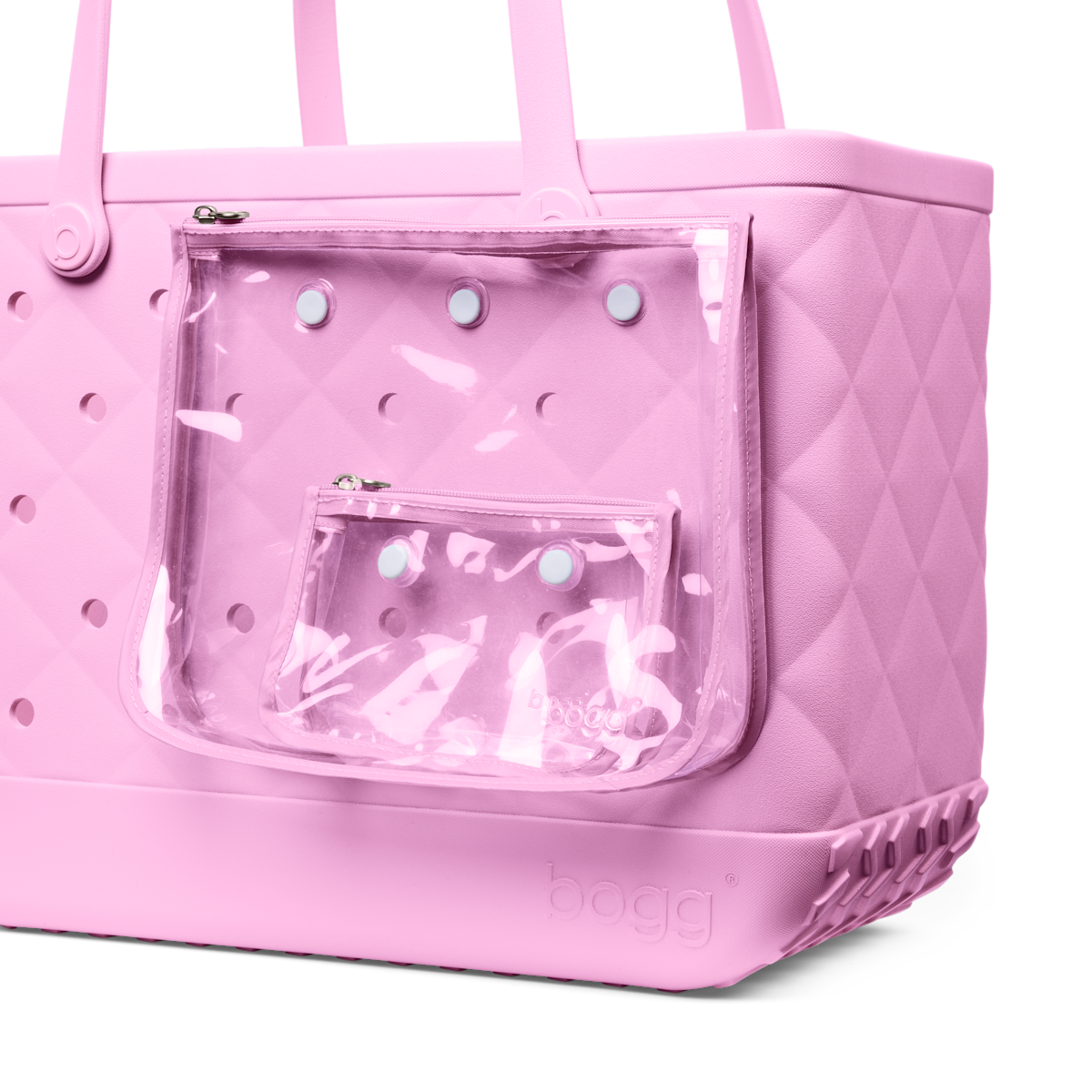 Original Bogg Bag - Quilted Pink Taffy - A Carry for Beach Days