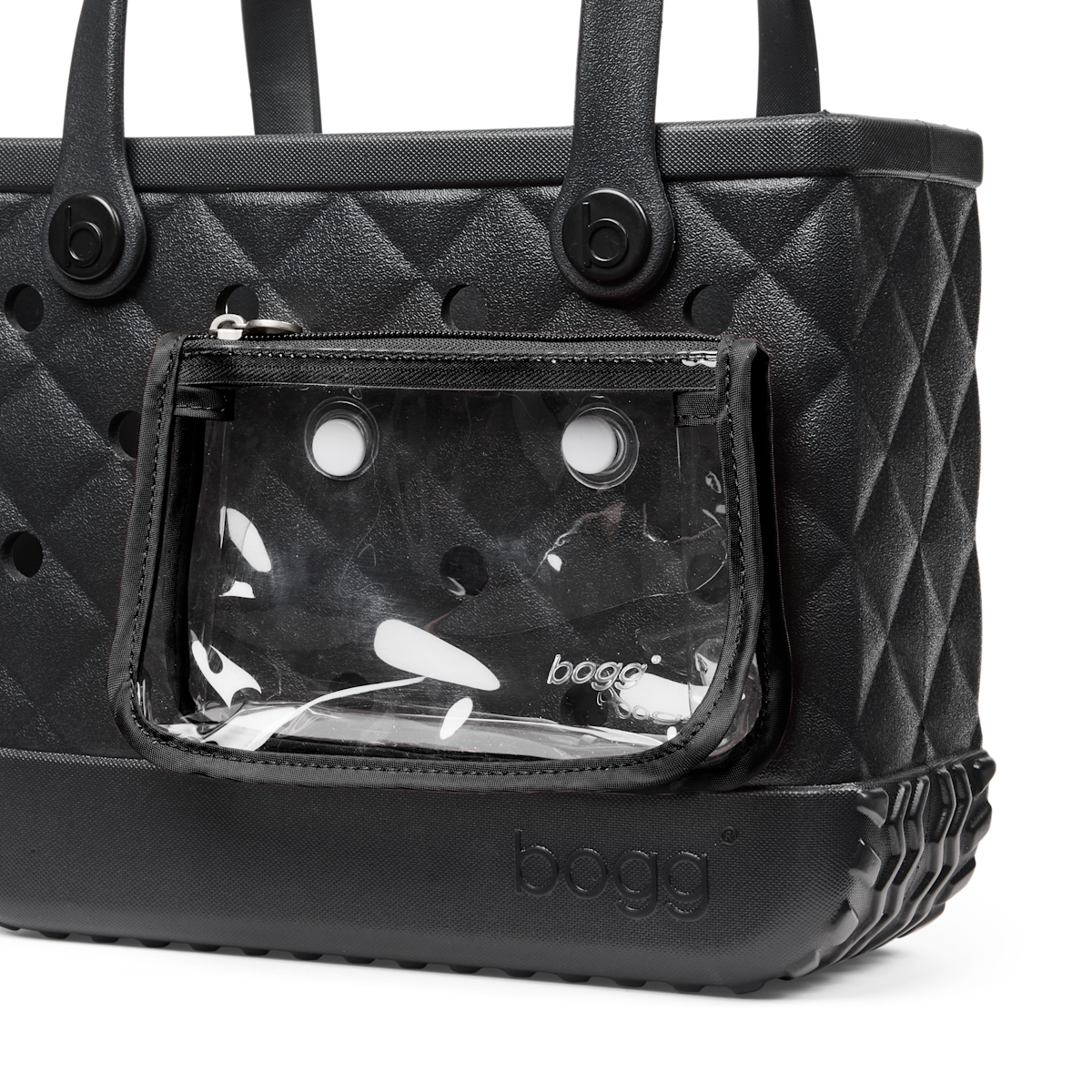 Bitty Bogg Bag - Quilted LBD Black - The Bogg Bag