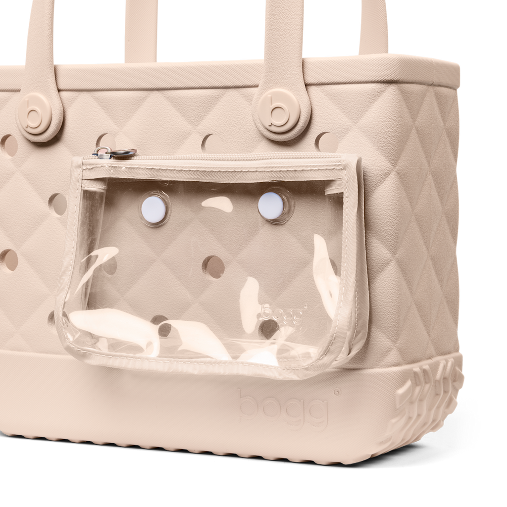 Bitty Bogg Bag - Quilted Freshly Pressed Linen - Roomy Daily Carry