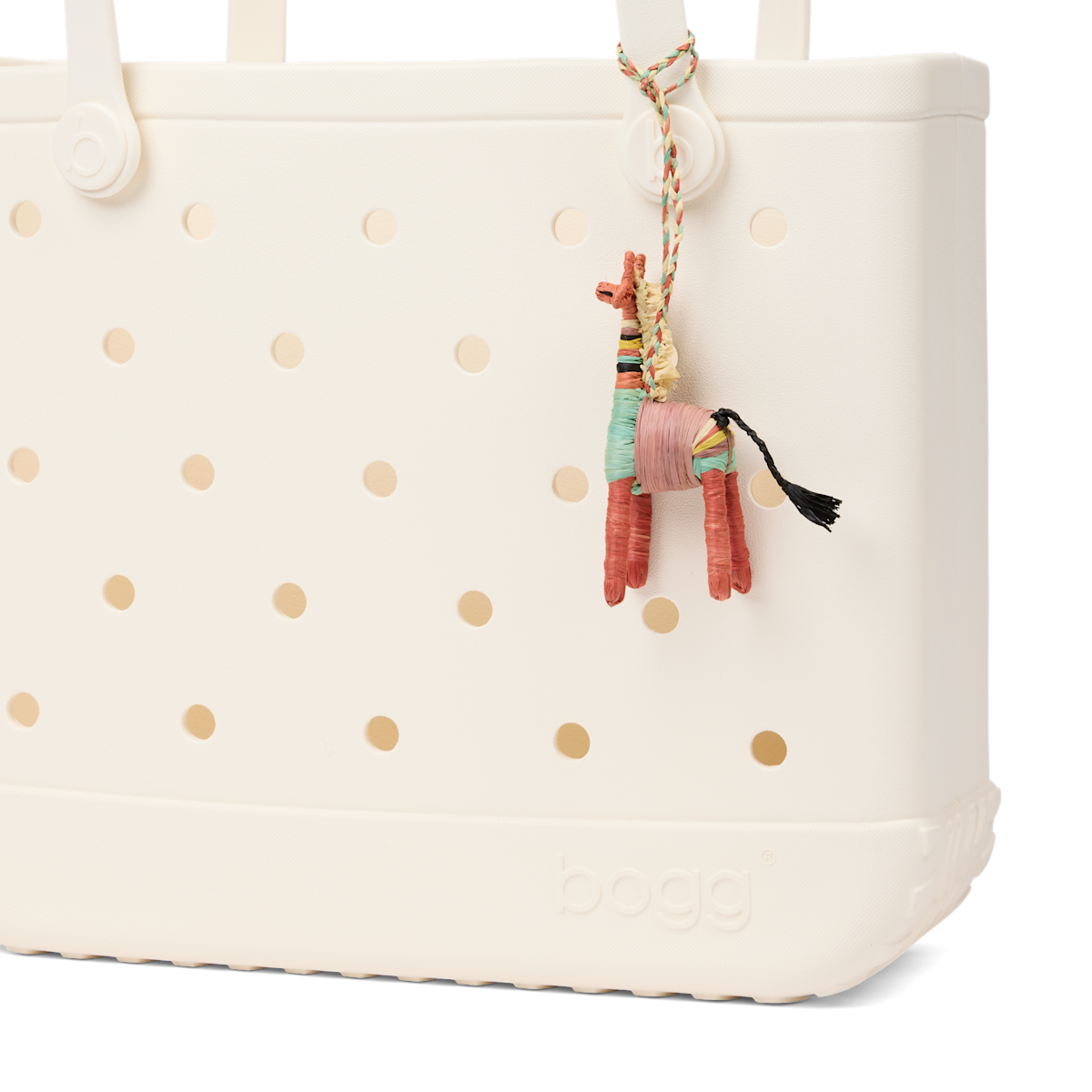 Bogg'd & Charmed  - Raffia Giraffe - Carry for Busy Days