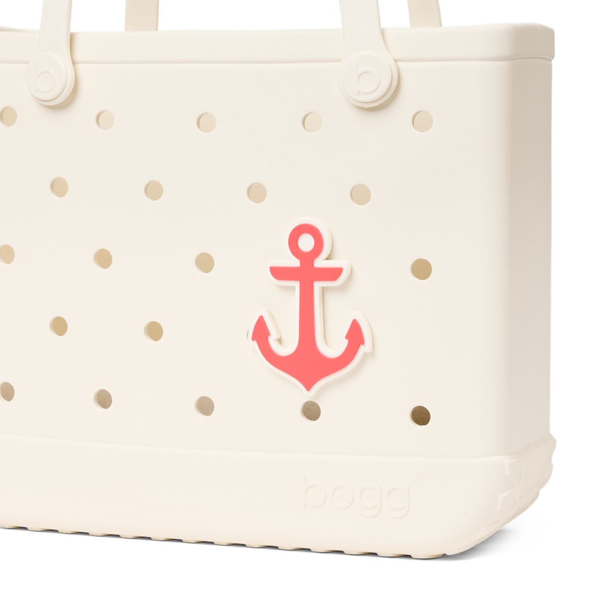 Bogg Bit  - Capri Coral Anchor - Bogg Bag Everyday Tote