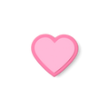 Bogg Bit - Pink Heart - Better Errand Days