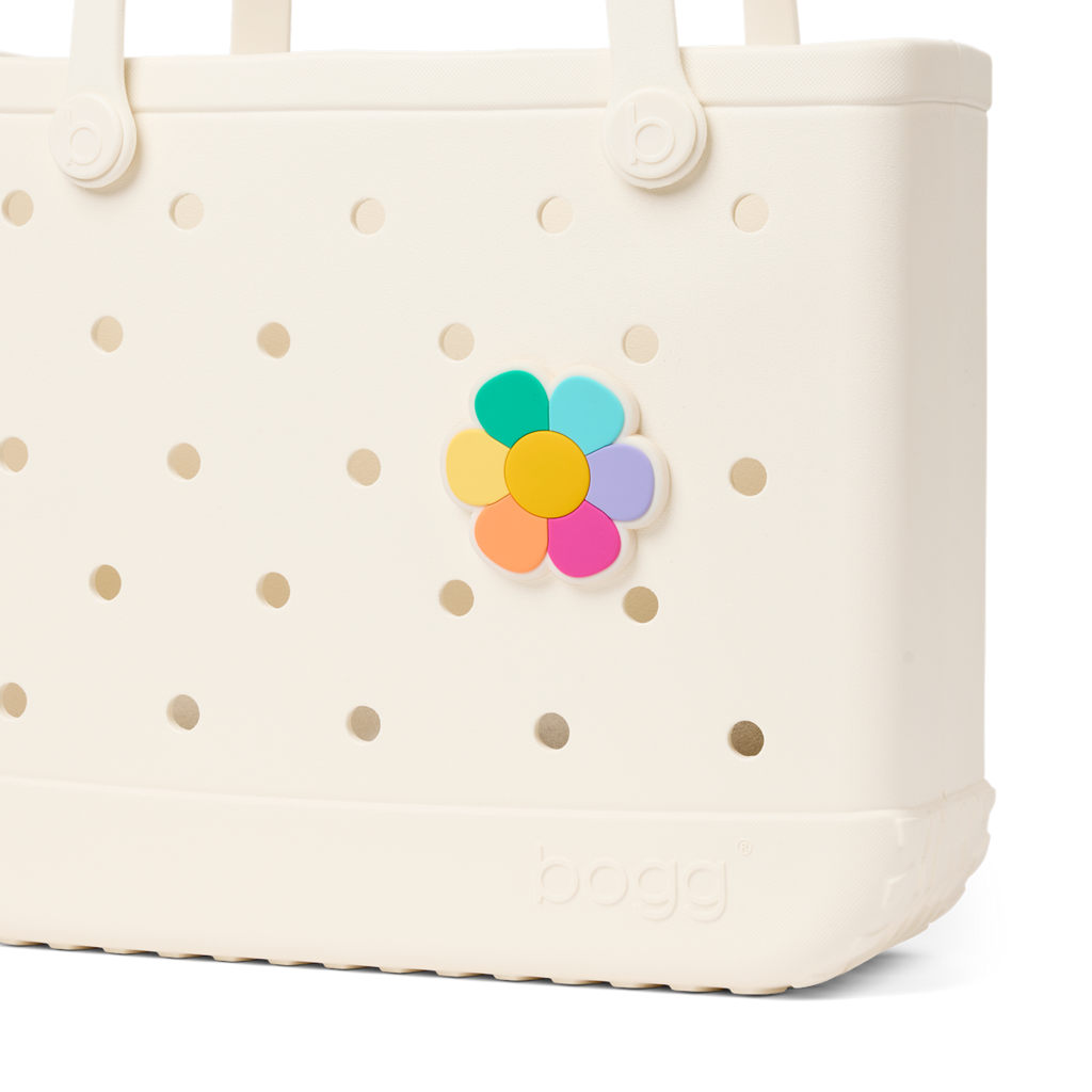 Bogg Bit  - Flower Power - Beach Tote Style