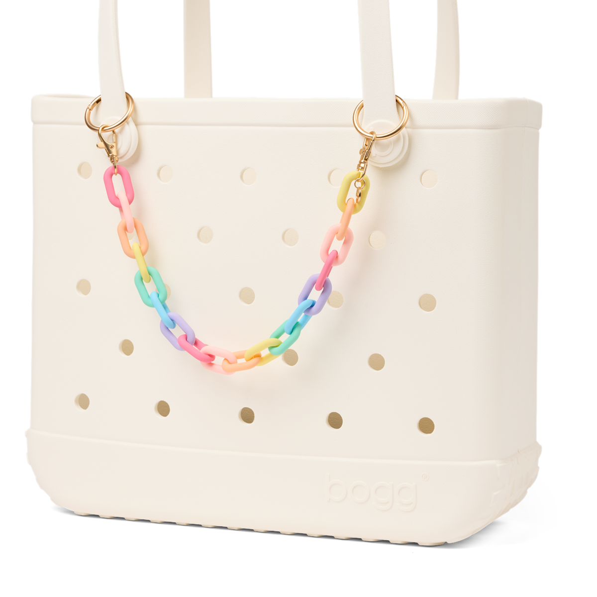 Bogg'd & Charmed  - Rainbow Chain - Beach Tote Energy