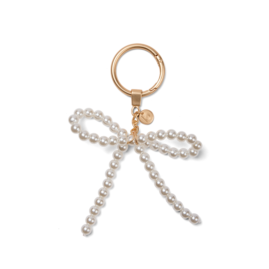 Bogg'd & Charmed  - White Pearl Bow - Better Travel Carry