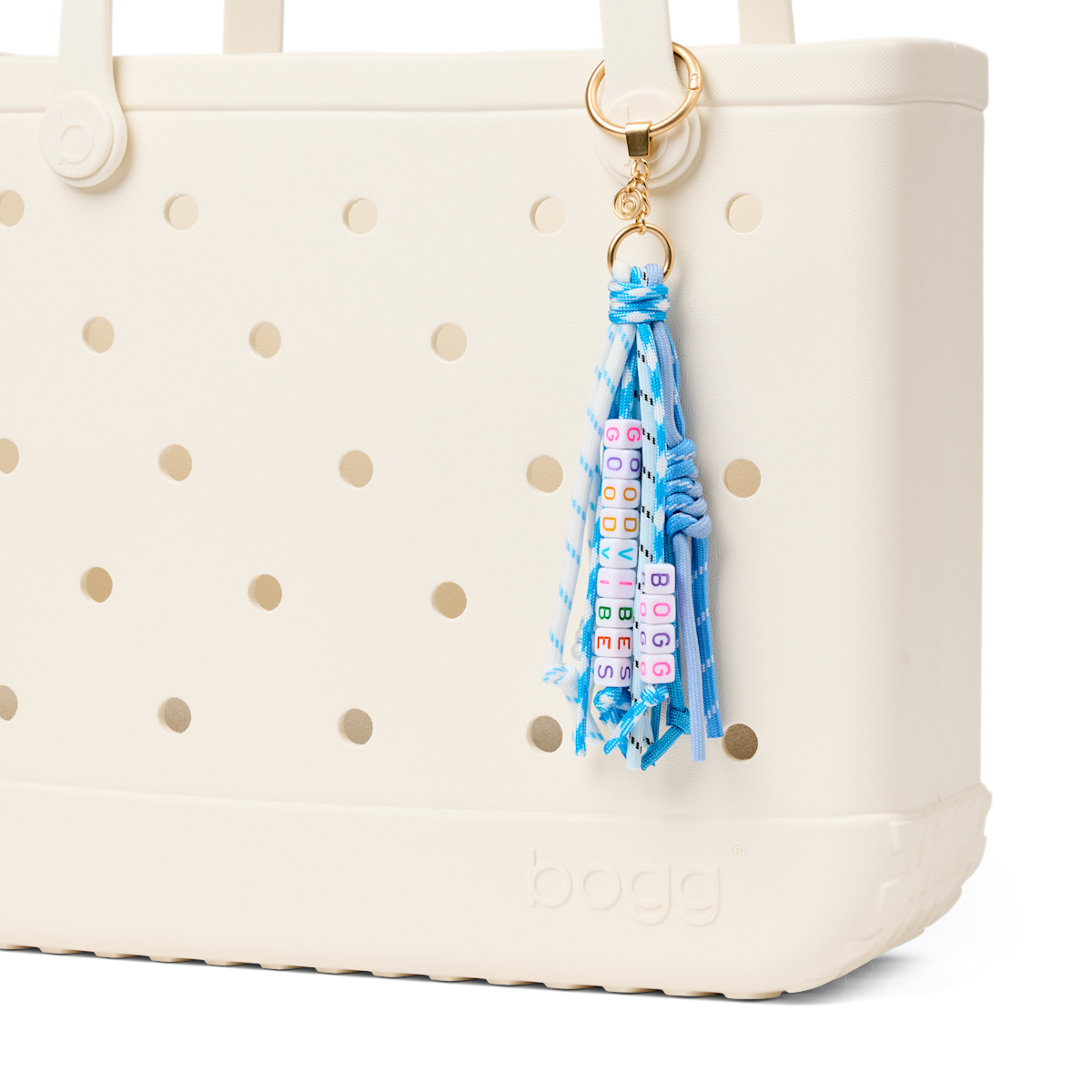 Bogg'd & Charmed  - Good Vibes Tassel - Family Tote Energy