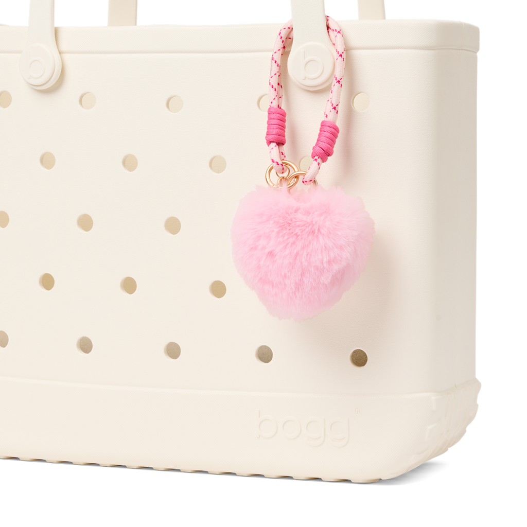 Bogg'd & Charmed  - Pink Heart Pouf - Ready for Road Trips