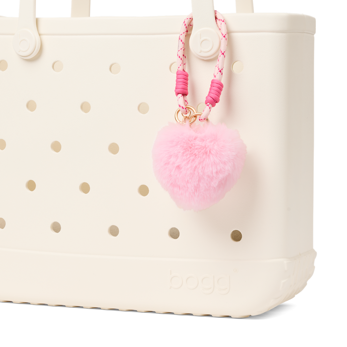 Bogg'd & Charmed  - Pink Heart Pouf - Ready for Road Trips