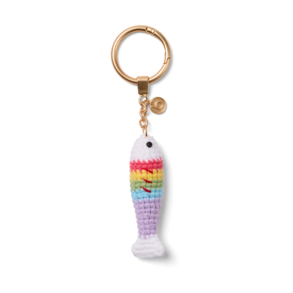 Bogg'd & Charmed  - Crochet Fish Color Burst - Simple Bag Style
