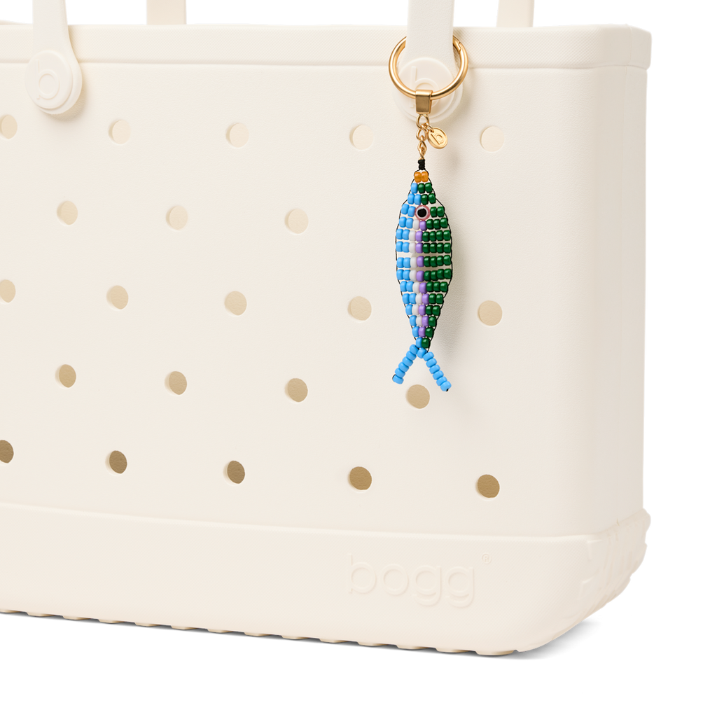 Bogg'd & Charmed  - Beaded Fish Blue/Green - Travel Light