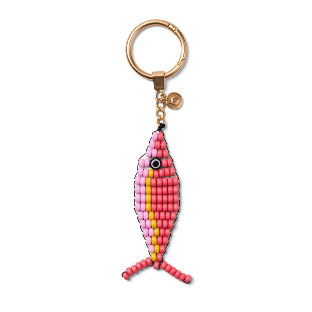 Bogg'd & Charmed  - Beaded Fish Coral/Pink Taffy - Beach Your Way