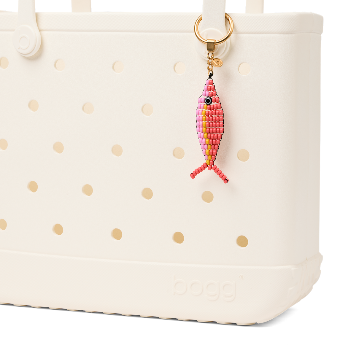 Bogg'd & Charmed  - Beaded Fish Coral/Pink Taffy - Beach Your Way