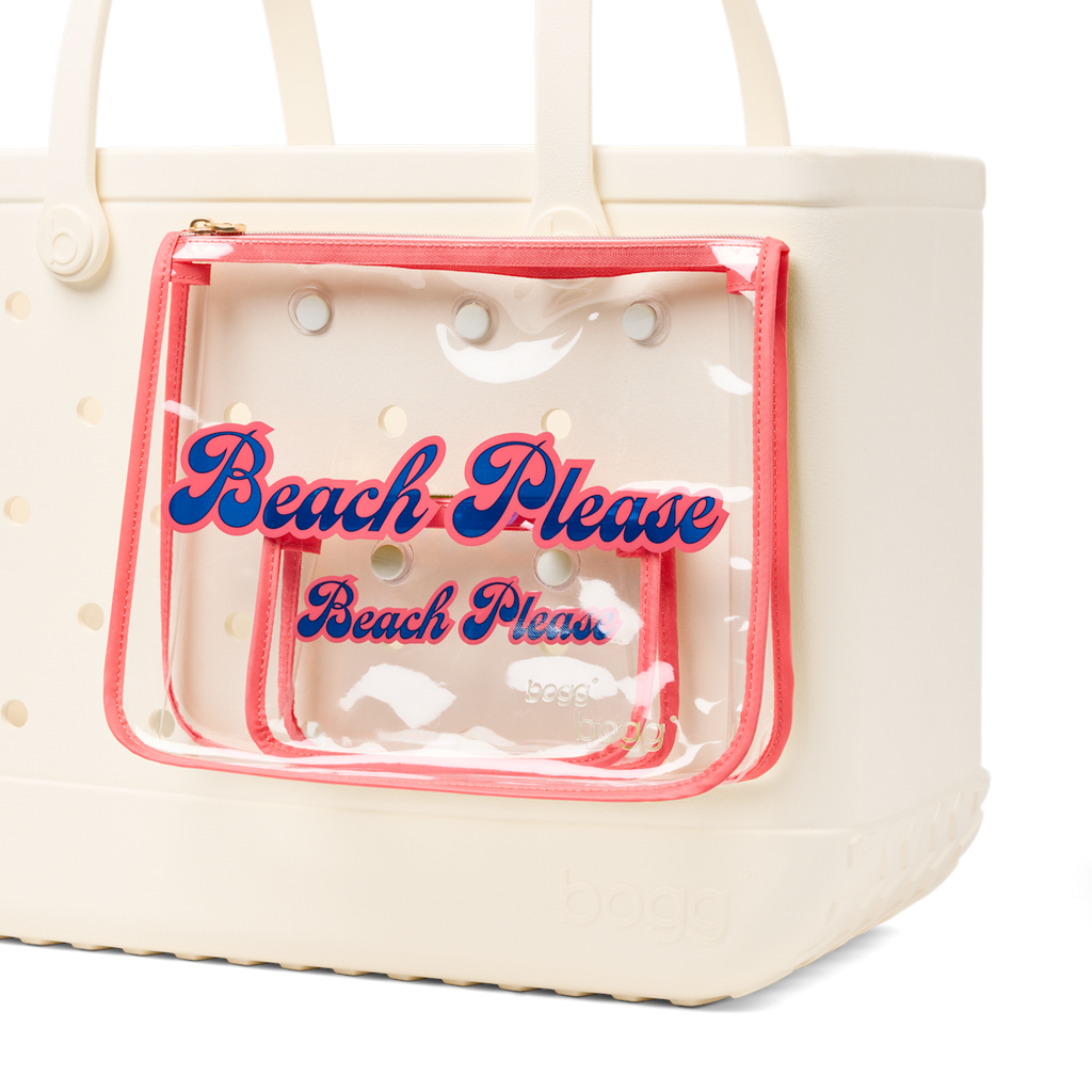 Bogg Bag Decorative Insert  - Beach Please - Made for Pool Days