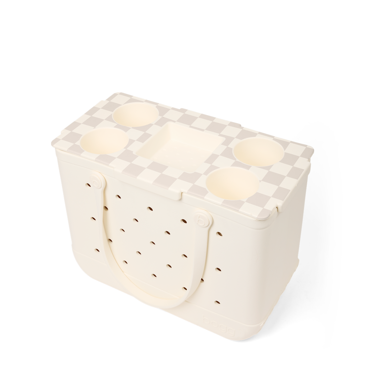 Top o' the Bogg to Ya - Checkered Coconut/Mushroom - Weekend Bag Ready
